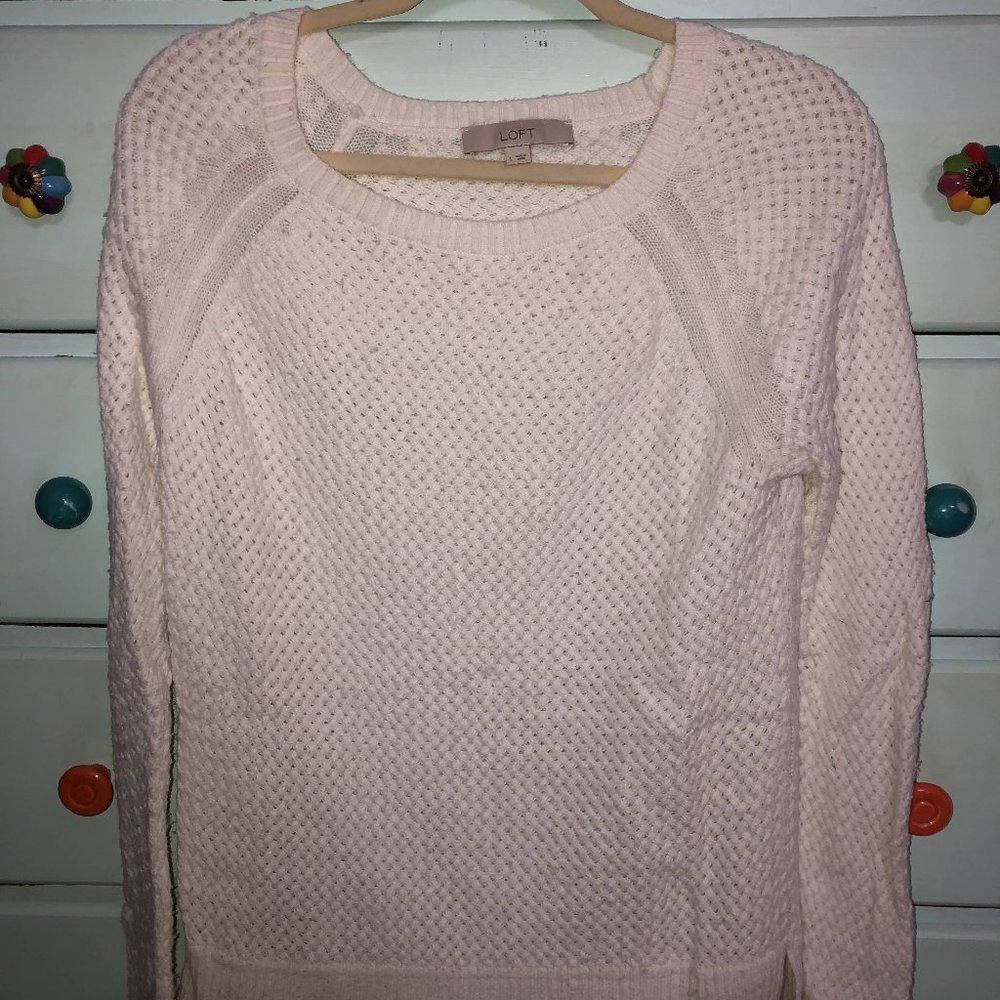 Cream LOFT sweater